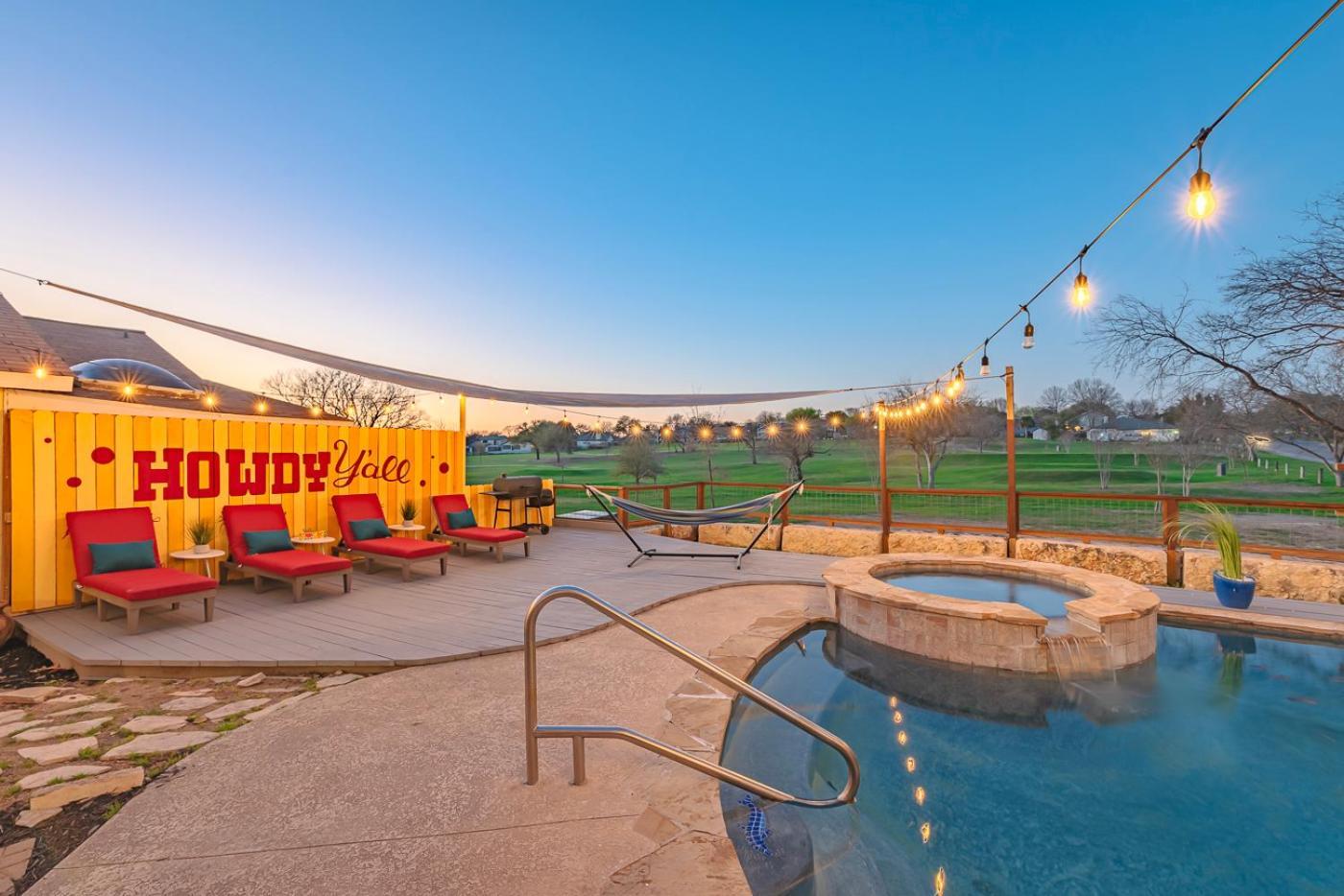 Stunning Pool Overlooking Golf Course & Game Room San Antonio Buitenkant foto